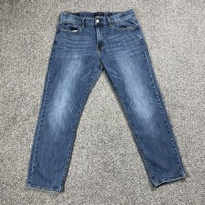 Lucky Brand Jeans Mens 34x30 Blue 221 Straight Medium Wash Stretch Denim